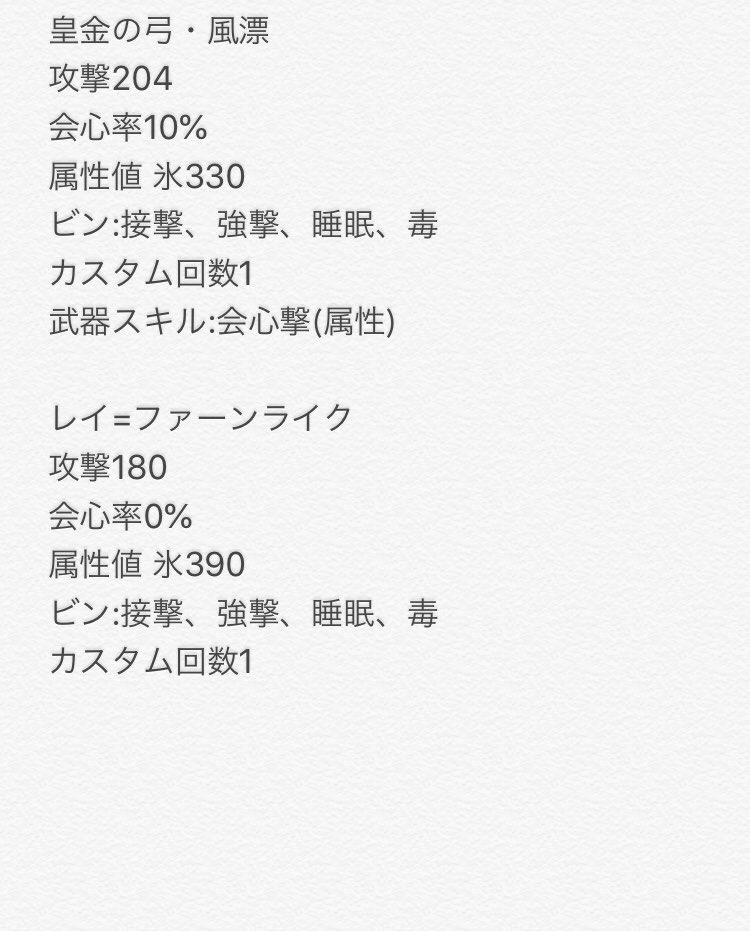 随時更新 歴戦王マムタロト新鑑定武器 皇金シリーズ 一覧と最強のおすすめ 当たり武器 解説 虹色の鑑定武器について解説 モンハンワールド攻略 まったり考察部屋withps5